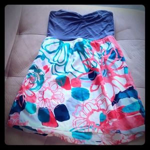 Roxy strapless dress small